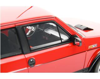 Fiat Ritmo 105 TC 1981 Rosso Laudoracing 1:18 Resinemodell (Türen, Motorhaube... nicht zu öffnen!)